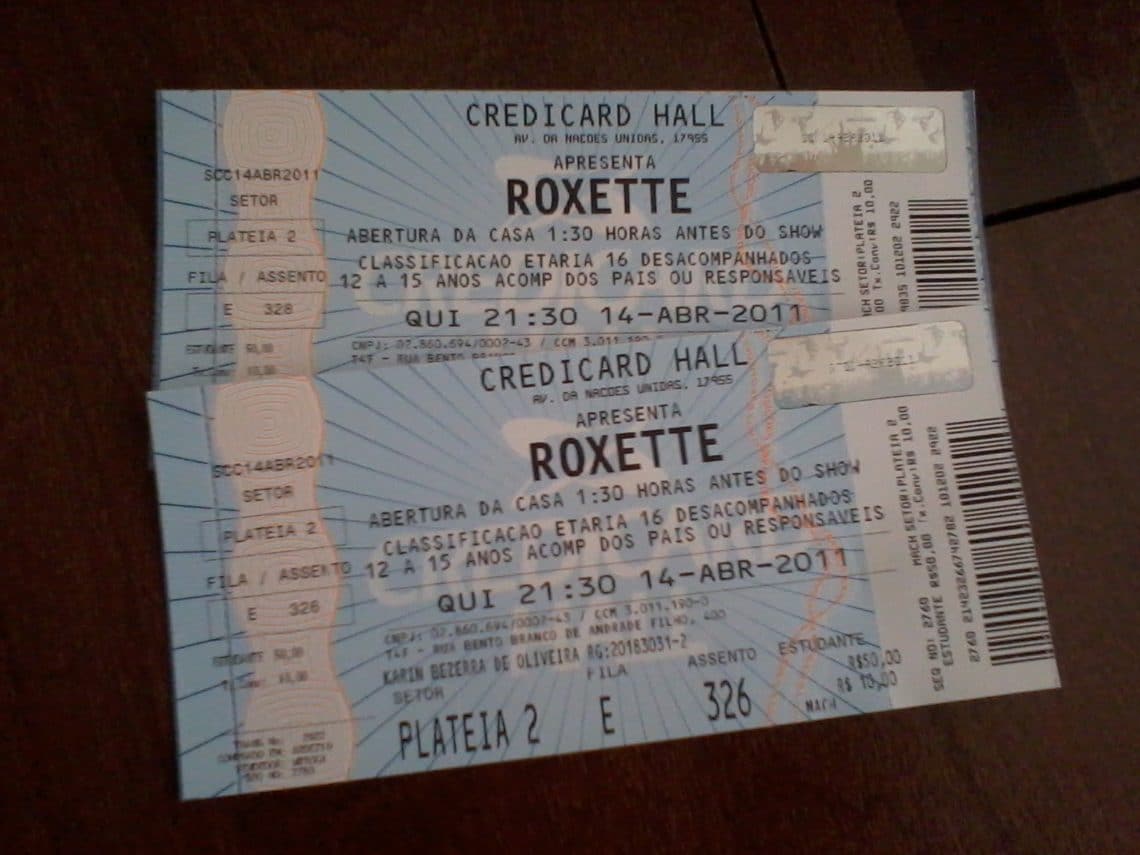 Show do Roxette no fim de semana 1